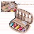 thumbnail image 2 of Estuche de esmalte de uñas LUXJA con capacidad para 10 botellas de 15 ml con bolsillos con cierre, 2 of 7