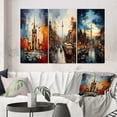 thumbnail image 1 of Designart "Wall Remnants Germany Berlin wall art" Germany Wall Art Set Of 3 - Multi-Color Germany Gallery Set For Office Decor, 1 of 6