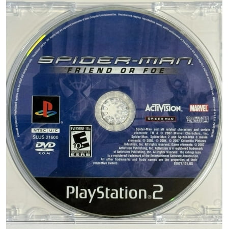 Spider-Man: Friend or Foe - Disc Only - Fully Tested - PS2 Playstation 2