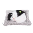 thumbnail image 2 of Furry Cat Figurine Collectible Decorative Statue High Simulation Statue  For  Desk Decor, 2 of 8