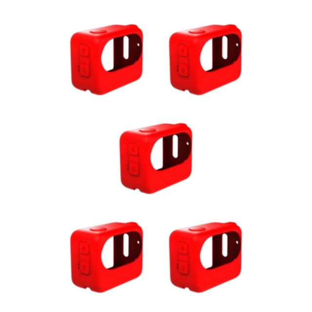 Kearding Protector de cámara y duradero: funda de silicona para proteger la cámara contra el polvo y los arañazos rojo Type2 NO2