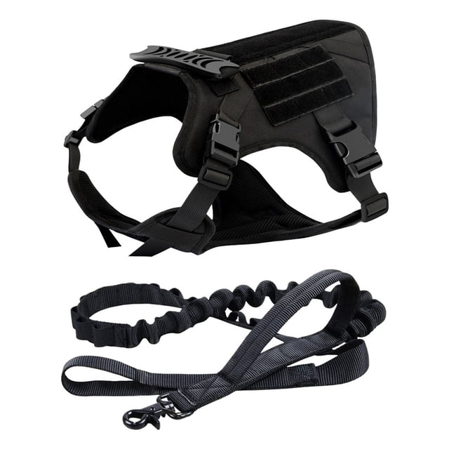 Táctico militar transpirable sin tirón para de perros de tamaño Correa de chaleco Sunnimix arnés chaleco
