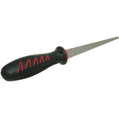 

1PACK QLT 6 In. 9 TPI Soft Grip Drywall Jab Saw