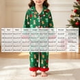 thumbnail image 3 of KPOPLK Toddler Baby Girls Pajamas Christmas Cute Santa Pjs Long Sleeve Button Snug fit 1T 2T 3T 4T 2Pcs Soft Jammies,Size 6-12 Months, 3 of 9