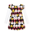thumbnail image 1 of Robe Fille Noël Père Noël Renne 2-en-1 Haut Robe 3 Ans, 1 of 5