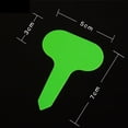 thumbnail image 2 of Giunmcul Plastic T Type Plant Labels Nursery Tags 100 Pack Durable Garden Markers 5 x 7 cm White, 2 of 2