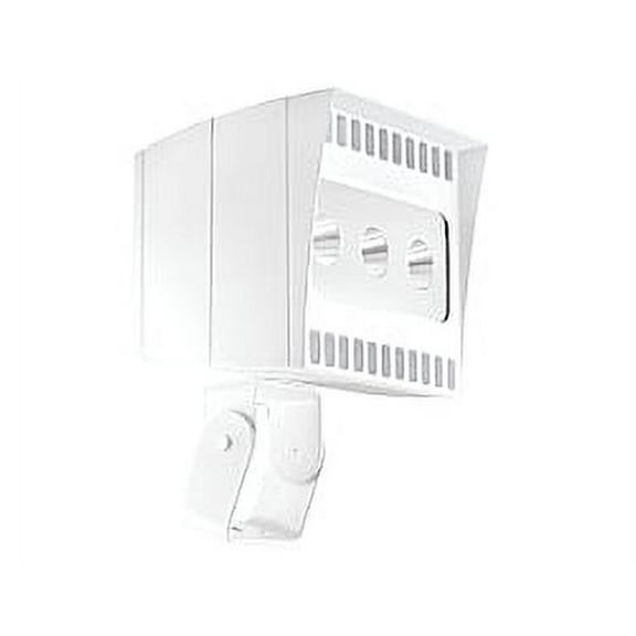 RAB Lighting EZFLOOD 78W Cool LED Spotlight Trunnion Mount White