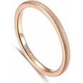 thumbnail image 1 of 2mm 4mm 6mm Tungsten Wedding Bands Ring for Women Men Rose Gold/Silver/Gold/Black Polished Slim Engagement Promise Rings Comfort Fit Size 4-13, 1 of 5