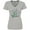 AC-Heather Grey, variant on Inktastic I Love Being a Great Grandma- Circle of Hearts Women's V-Neck T-Shirt