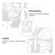 thumbnail image 3 of 25pcs mariposas tablones de pared plantillas de tinta DIY mariposas pintura plantilla, 3 of 5
