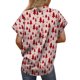 thumbnail image 5 of Camisas Navideñas Para Mujer Tops de Moda Blusa Corta Informal Con Estampado de Cuello Vuelto Odeerbi ODB207798, 5 of 8