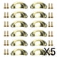 thumbnail image 1 of Paquete de 5 X 12 Tiradores de Cajones, Tiradores Planos Negros para Tazas de Gabinete, Herrajes de Cocina, Manijas de Gabinete, Manijas de Cajones, P 5 piezas, 1 of 10