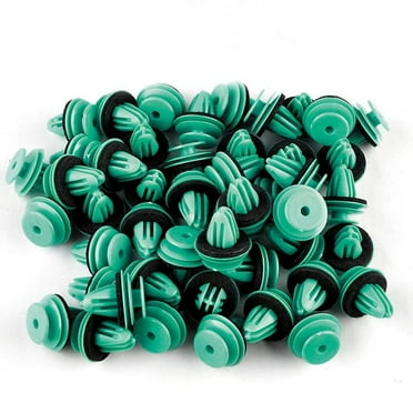 100Pcs Door Panel Clips Bumper Clamps Interior Retaining Fender Screw Rivet Seal Ring Replacement Fastener Clips Car Accessories