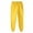 Yellow, variant on Posijego Sweatpants Women Elastic Waist Drawstring Joggers for Women Athletic Running Sweat Pants Solid Color