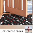 thumbnail image 3 of Paw Prints and Bones Door Rugs,Washable Non Slip Door Mats Indoor,Decorative Door Mats,Entry Mat Indoor for Entrance,Bedroom,Kitchen,Bathroom,17"x30", 3 of 6