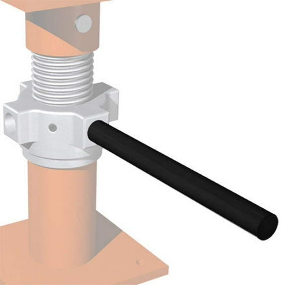Ellis Manufacturing Company - 1" Diameter Steel Adjustment Rod - 12" Length - Extra Leverage for Height Adjustment to Heavy Duty Steel Shores & Bridge Jacks