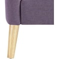 thumbnail image 7 of Dazone Modern Accent Fabric Chair Single Sofa Comfy Upholstered Arm Chair Living Room Furniture(Purple), 7 of 7