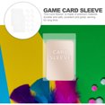 thumbnail image 4 of Miangastore Card Protector Sheets Clear Card Holder Prevent Grease 25-Pcs, 4 of 9