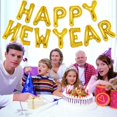thumbnail image 3 of Globos PIGETALE Gold Happy New Year 2024 de artículos de fiesta, 3 of 5