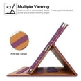 thumbnail image 4 of iPad 9th Generation Case,iPad 8th/7th Genration Case, iPad 10.2 Case 2021/2020/2019 with Pencil Holder - Multi-Angle Stand, Hand Strap, Auto Sleep/Wake, Purple, 4 of 8