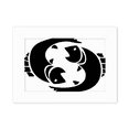 thumbnail image 1 of Constellation Pisces Zodiac Sign Photo Mount Frame Picture Art Painting Desktop 5x7 inch, 1 of 3
