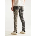 thumbnail image 3 of Embellish NYC Men's Black Two Tone Paisley Skinny Fit Stretch Denim Jeans (40, Black Two Tone), 3 of 4