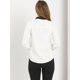 thumbnail image 5 of Blusa De Manga Larga Con Cuello Peter Pan Para Mujer blanco S, 5 of 6