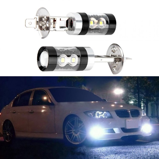 LED Headlight Bulbs, 1800LM 8000K Wider Illumination H1 Fog Driving Light For Car