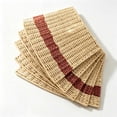 thumbnail image 2 of Handwoven Christmas Tree Collar Straw Rattan Tree Skirt Ring Foldable Base Guard Stand Cover Style D, 2 of 5