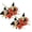 Z_B_2pc, variant on Verdsylv 12-Head Mini Artificial Rose Bouquet - Small Plastic Flowers for Hotel & Wedding Table Decor - Petite & Elegant Arrangement for Events - Never Wilts, Blue2