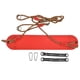 thumbnail image 1 of Asiento de columpio EVA, tablero blando rojo, cuerda ajustable, kit de accesorios para juegos infantiles, juego de columpios para exteriores, 1 of 14