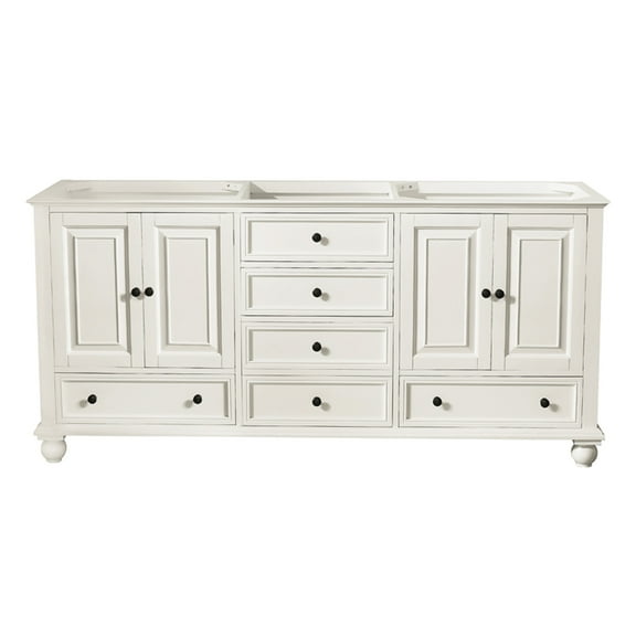 Avanity THOMPSON-V72-FW Thompson 72" Vanity Double Free Standing Vanity Cabinet Only – -