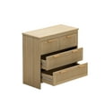 thumbnail image 4 of Tcbosik 4-Drawers Dresser, 31.5" Storage Chest of Drawers for Bedroom, Easy to Assemble, Natural, 4 of 9