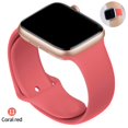 thumbnail image 1 of correa de silicona deportiva para apple watch 7 series se 6 5 4 3 44 mm 40 mm correa de reloj de goma para iwatch 41 mm 45 mm pulsera, 1 of 4