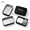 Black, variant on Small Metal Tins with Lids, Mini Storage Box Pocket Organizer Case for Hair Clips and Pills