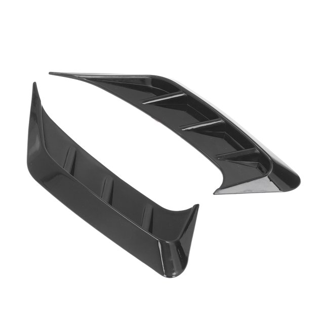 Rear Headlight Eyebrow,2pcs Universal Gloss Black Headlight Side Eyebrows Frames Trims Headlight Side Eyebrows Optimized for Excellence