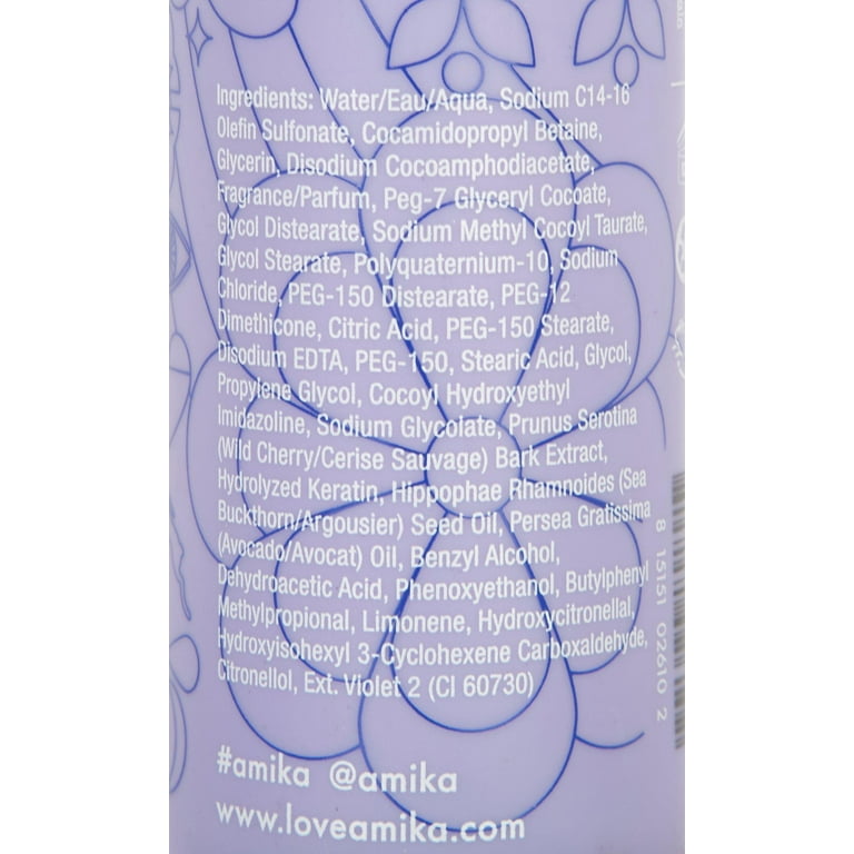 Amika Bust Your Brass Cool Blonde Hair Treatment Shampoo for