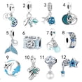 thumbnail image 3 of Charms 2023 Hot Sale Encantos De Camaleón 925 Plata Brillante En La Oscuridad Bombilla Charm Fit Pandora Pulsera Colgante DIY Joyería Regalo, 3 of 4