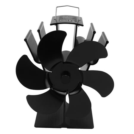 Heat Powered Fireplace Fan, Low Noise Thermal Powered Stove Fan Self  Starting High Speed Black For Dining Room | Walmart Canada
