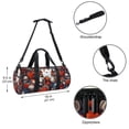 thumbnail image 5 of Hearts Battle 17.7" Sports Bag with Interior Zipper Pocket for Carry on, Weekender, Yoga, and Sports Essentials, 5 of 6