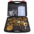 thumbnail image 1 of 1 Set Car Brake Fluid Exchanger Connector Oil Pump Adapter Kit Universal Oil Exchanger Connector Auto Repair Tools, 1 of 8