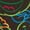 DARK BROWN, variant on - TMNT Multicolor Linework - Men's Long Sleeve Graphic T-Shirt