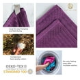 thumbnail image 5 of Superior Ribbed Cotton 6-Piece Plum Bath Sheet/ Hand Towel Set, 5 of 7