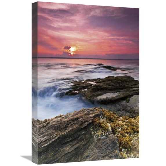 Global Gallery's 'Swirling' By Katherine Gendreau Stretched Canvas Wall Art