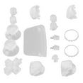 thumbnail image 4 of Button Repair Shell, Portable Replacement Button Set Sensitive Buttons Transparent Multi Color Durable  For PS5 Gamepad Handle Accessories For PS5 Controller Transparent, 4 of 8