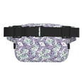 thumbnail image 3 of Balery Lavender Flowers Mochila Cinturón para Mujeres y Hombres, Bolsa de Cintura Impermeable de Doble Capa con Correa, 3 of 9