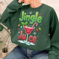 thumbnail image 4 of Chandail à Capuchon Jingle Juice pour Femmes, Décontracté, à Thème de Noël, Col Rond, Manches Longues, Chandail Molletonné, 4 of 4