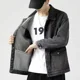 thumbnail image 3 of Chaqueta vaquera con botones para hombre, chaqueta vaquera holgada de color negro para invierno, moda, talla grande, entrega rápida, precio económico, elegante Y2k G, 3 of 5