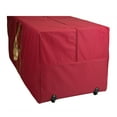 thumbnail image 6 of Simplify The Holiday Collection Polyester Holiday Storage Tote with Wheeled Base, Red, 6 of 9