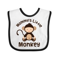 Inktastic Mommys Little Monkey Baby Boy Boys Baby Bib